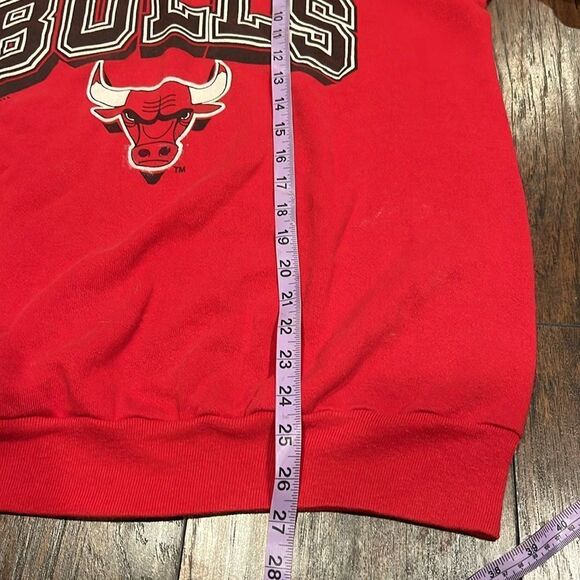 1991 Chicago bulls on tultex tag made in usa size XL sweatshirt red EUC for age - Picture 8 of 10